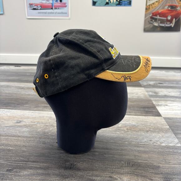 Vintage Puma NFL Pro Line Pittsburgh Steelers Black Brown Men One Size - Picture 4 of 9